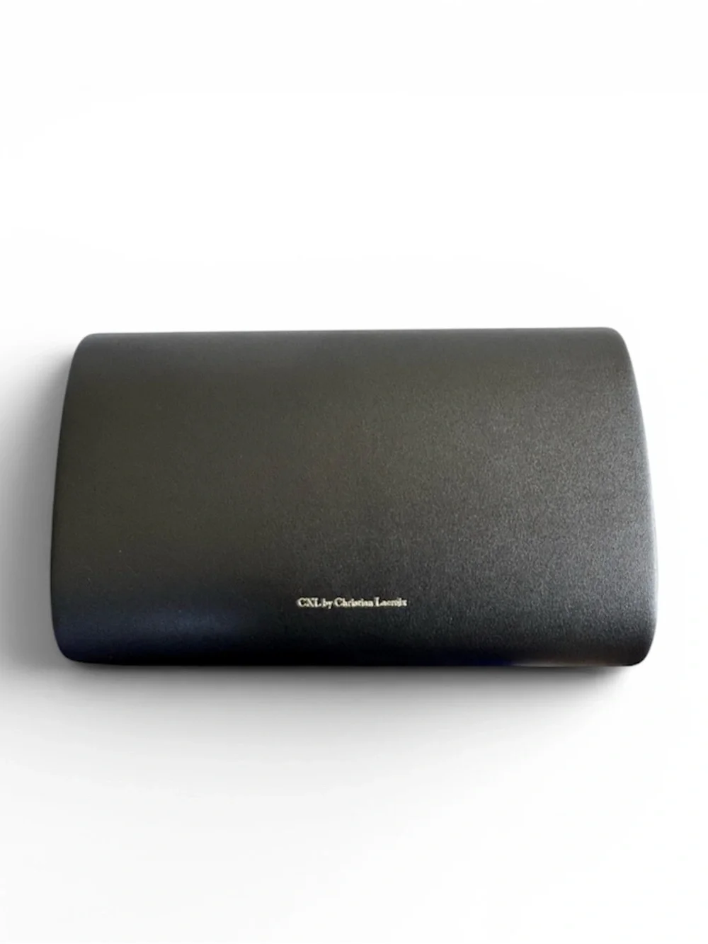 NWT CXL by Christian Lacroix Madison Smooth Clutch Bag Black Detachable Chain